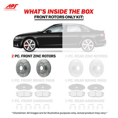 For Volkswagen Beetle 1998-2006 – Front Drilled and Slotted Rotors