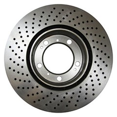 For Porsche Boxster 13-16 Brake Rotors EBC RK Series Premium Drilled 1-Piece