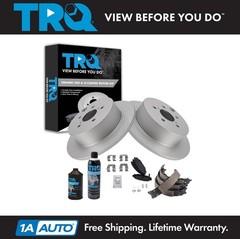 TRQ Rear Brake Pad & Rotor Kit Fits 2012-2018 Subaru