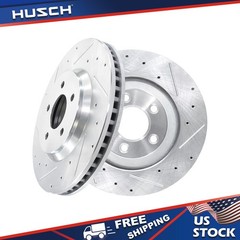 12.44 inch (316mm) Front Drilled Disc Brake Rotors for 2005 – 2014 Ford Mustang