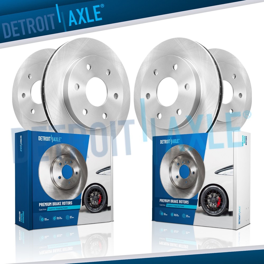 Front Rear Disc Brake Rotors Kit for 2015 – 2020 Chevrolet Colorado GMC Canyon