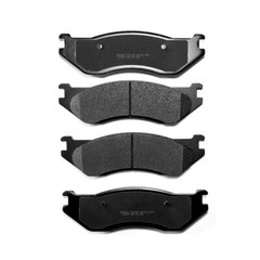 Front Drilled Rotors + Ceramic Brake Pads for 2004 2005 Dodge RAM 1500 Durango