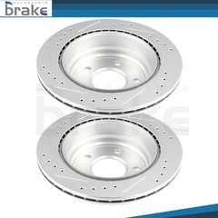 Rear Brake Rotors Discs 5 Lugs 300 mm Fits BMW 328i 328i xDrive Convertible