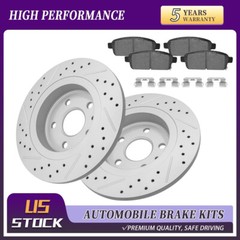 For Chevrolet Cruze Trax Buick Encore Sonic 268mm Rear Brake Rotor Ceramic Pad