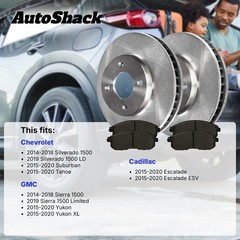 Front and Rear Brake Rotors & Pads for Chevy Silverado 1500
