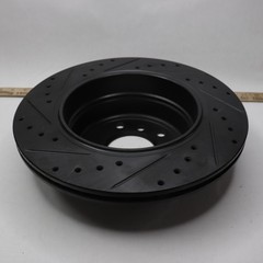 Slotted & Drilled Sport Brake Rotor Black 630-31075R-Used