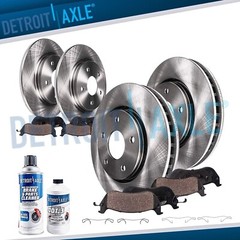 2.0L Front and Rear Rotors + Ceramic Brake Pads for 2003-2006 Mazda 3