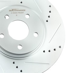 Front Drilled Brake Rotors Kit for Pontiac G5 2007-09/G6 2005-10/Pontiac 2006