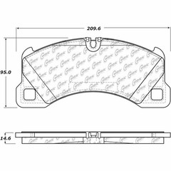 For PORSCHE/VOLKSWAGEN 2008-2025 Brake Pad Set FRONT Centric Parts + WARRANTY