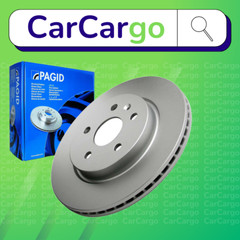 Pagid Vented Rear Brake Discs Pair For Saab 9-5 2.0 t BioPower 2010-2012 315 mm