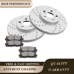 275mm Front Rotor and Brake Pad Fit Toyota Corolla Matrix Pontiac Vibe Brakes