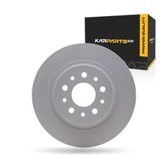 For Fiat 500L 2014-2019 Brake Rotor Rear | Coated 10.39 Inches Outside Diameter