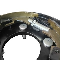 Rear Passenger Parking Brake Assembly w/ Backing Plate for Ford F-250 Super Duty
