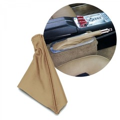 Tan Horizontal Shifter or Emergency Brake Boot With Real Heavy-Duty Naugahyde