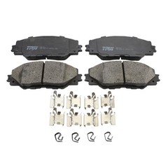 DuraGo Front Rear Disc Brake Rotors TRW Ceramic Pads Kit for RAV4 L4 V6 09-18