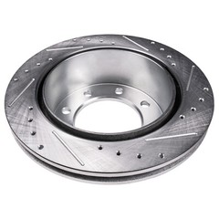 4WD Front Rear Drilled Disc Brake Rotor for 2005-12 Ford F-250 F-350 Super Duty