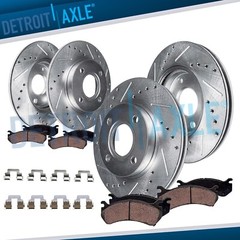 8pc Front Rear Drilled Brake Rotors and Brake Pads Kit for 2007-2015 Mini Cooper