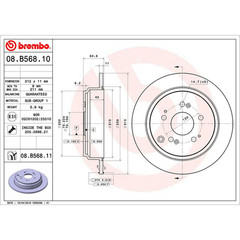 Rear Brake Pads and Disc Rotors Set Fits Honda Odyssey 3.5L