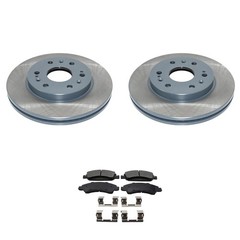 DuraGo Front Rotors Bosch QuietCast Semi-Met Disc Brake Pads Kit For Avalanche