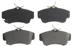 ACDelco Silver 14D841M Semi-Metallic Front Disc Brake Pad Set with Wear Sensor