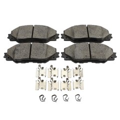 DuraGo Front Rear Disc Brake Rotors TRW Ceramic Pads Kit for RAV4 L4 V6 09-18