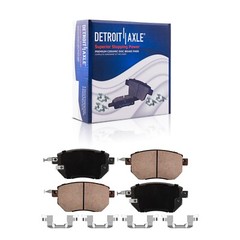 Front Rear Rotor + Ceramic Brake Pad for Nissan Maxima Altima Drilled & Slotted