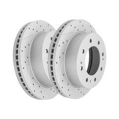 Front Drilled Brake Rotors for Chevrolet GMC Silverado Sierra 2500 HD 3500 HDn