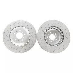 Fit 4.4L BMW M5 M6 F06 F10 F12 F13 Front&Rear Vented &Drilled Brake Disc Rotors