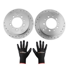 13.58in Rear L&R Brake Rotors Kit for Lexus LX570/Toyota Land Cruiser 2008-2021