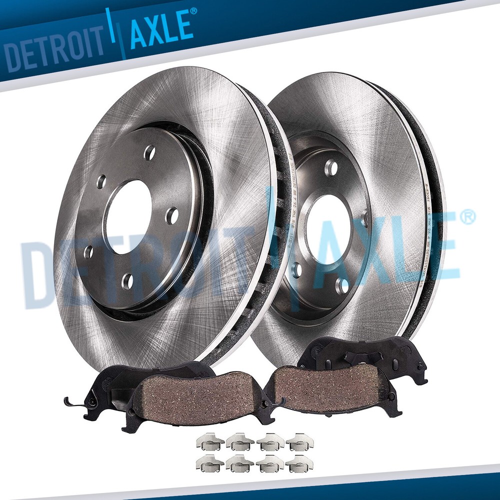 11.65″ 296mm Front Disc Rotors + Brake Pads for Chevy Cobalt Malibu Pontiac G6