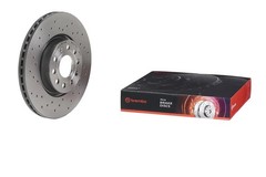 Brembo for 12-15 Land Rover Range Rover Evoque Rear Premium Xtra Cross Drilled