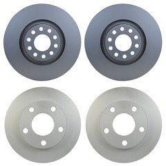 Hella Front 323mm Rear 245mm Brake Rotors Kit For Audi A8 Quattro Base L Sedan