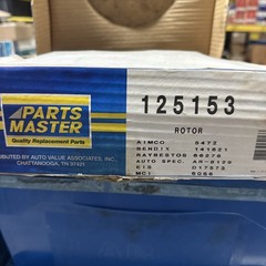 PARTSMASTER 125153/66276R Disc Brake Rotor for YH2299 YH141621 X50561 RBR5472.