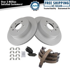 Rear Brake Pad & Rotor Kit Fits 2003-2014 INFINITI 2006-2007 Nissan