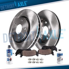 Front Brake Rotors + Ceramic Pad Kit for Infiniti M45 M35 brakes rotor pad kit