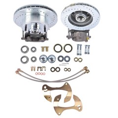 Deluxe Disc Brake Kit for 1955-1964 Chevy Bel Air Nomad Del Ray Full Size Car V8