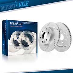 Front Drilled Disc Brake Rotors for Escalade ESV Silverado 1500 Tahoe Suburban