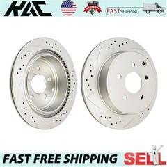 Pair of Rear Brake Rotor For Nissan Murano 2009-2024 Pathfinder INFINITI QX60