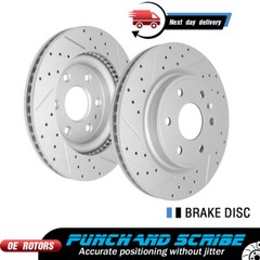 Front Disc Brake Rotors for 2007-2017 Chevy Traverse Enclave GMC Acadia Outlook