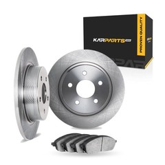 For Saab 9-5 2011 Brake Rotor Set | Excluded Calipers | Plain | Rear