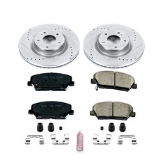 K6170 Powerstop Brake Disc and Pad Kits 4-Wheel Set Front & Rear for Hyundai