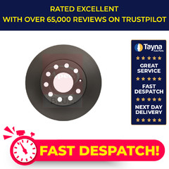 2x Brake Discs Pair Solid fits SKODA OCTAVIA Mk2 1.9D Rear 04 to 10 256mm Set