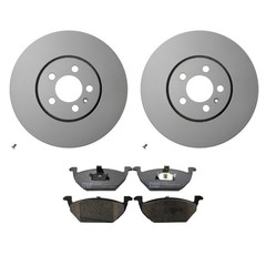Hella Front Rotors TRW Pro Low-Met Disc Brake Pad Kit For VW Jetta GLX AAA Sedan