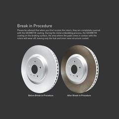 R1 Concepts Wduh2 03075 R1 Brake Rotors Carbon Coated W Optimum Oe Pads