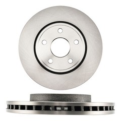 Plain Vented Brake Rotor & Ceramic Pad Front For 11-20 Dodge Durango 53062+D1455