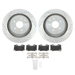 For INFINITI G37 Nissan 370Z 2009-2013 3.7L V6 Rear Brake Rotor and Pad Kit