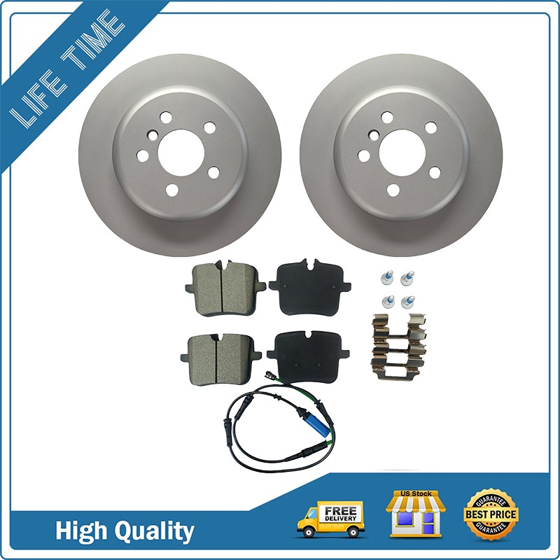 330 mm Rear Brake Rotors Pads Fits BMW X3 2018 2019 2020 2021 2022 2023