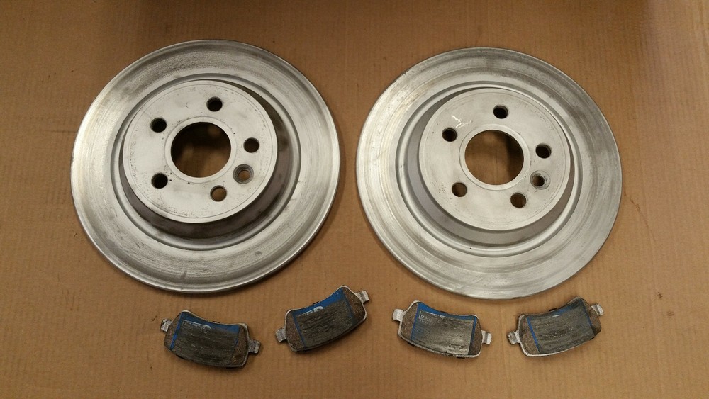 USED 34369 (REAR 2 pcs) Brake Disc Rotor & FREE Brake Pad #118