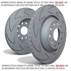 EBC Blade Sport Front Vented Discs for VW Passat 1.4 Turbo (125 BHP) (2014 on)