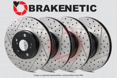 FRONT+REAR Premium Drilled Slotted Brake Disc Rotors TL w/BREMBO BPRS28992